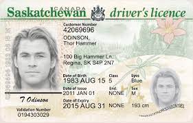 saskatchewan fake driving licence